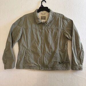 Vintage Columbia Detroit Canvas Bomber Barn Chore Jacket Size 1X